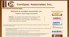 Desktop Screenshot of conspec-rep.com